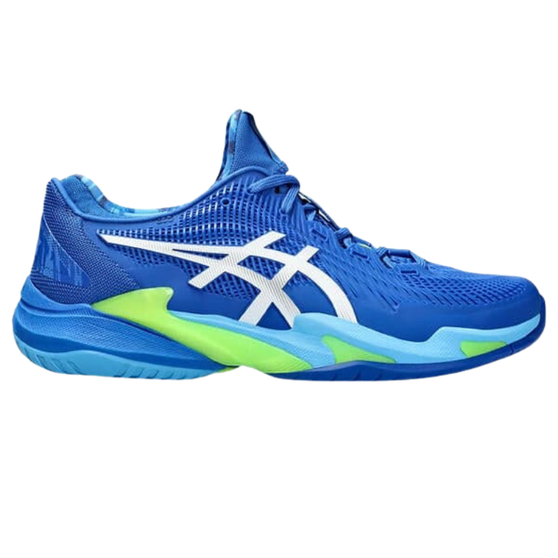 Asics Court FF 3 Novak Mens Tennis Shoes Tuna Blue White PickleballOnline