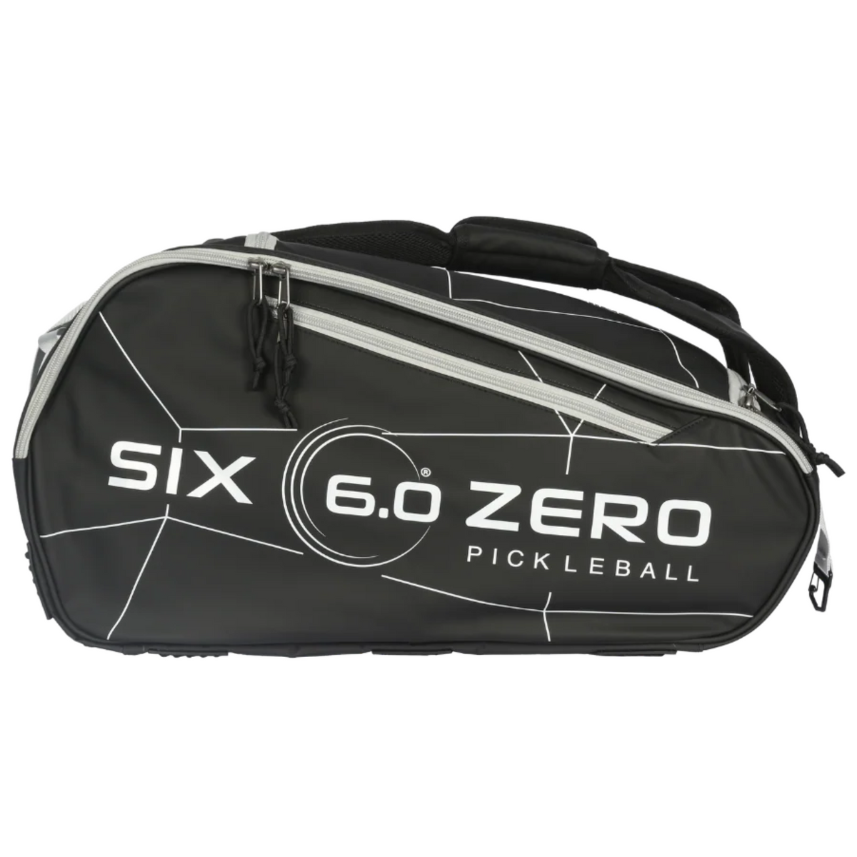 Six Zero Pro Tour Pickleball Bag - Black/White - Pickleball Online - View #2