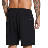Rallee Signature Mens Tennis Short - Black/Sand