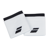 Babolat Logo Wristband - White/Rabbit