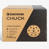 Gamma Chuck Outdoor Pickleball 48 Pack - Bright Yellow