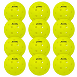 Franklin  X-40  Outdoor 12 Pack Box Pickleballs - Optic Yellow