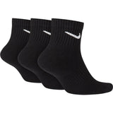 Nike Everyday Cushioned Ankle Sock 3 Pack - Black