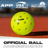 Franklin X-40 Outdoor Single Pickleball - Optic Yellow