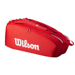 Wilson Super Tour 6 Pack 2025 Racquet Bag - Red