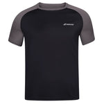 Babolat Play Crew Neck Men's Tee - Black/Black