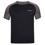 Babolat Play Crew Neck Men's Tee - Black/Black