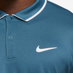 Nike Court DriFit Victory Polo - Rift Blue/White