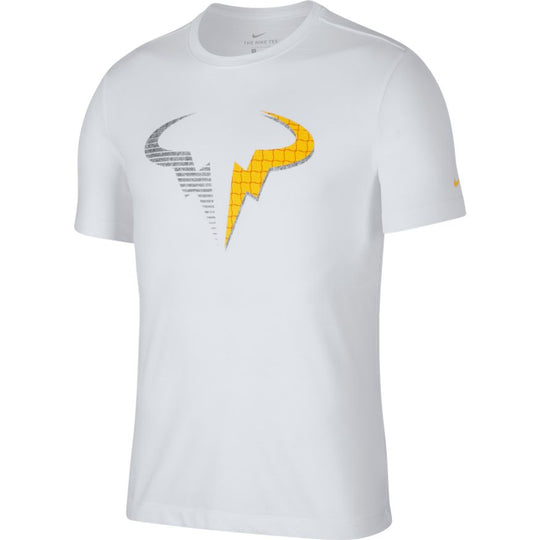 Nike Dri-FIT Rafa Tee - White/Laser Orange