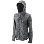 Wilson Womens Training Hooded Jacket - Black Heather