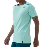 Yonex 2024 AO Tennis Mens Crew Neck Shirt - Cyan