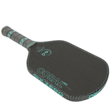 Six Zero Coral Pro 16mm Elongated Pickleball Paddle - Electric Blue