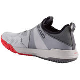 Head Motion Pro BOA Pickleball Shoes - Light Grey/Red