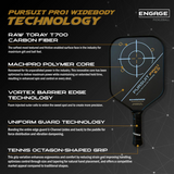 Engage Pursuit Pro 1 6.0 Widebody Pickleball Paddle
