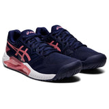 Asics Womens Gel Challenger 13 Tennis Shoes - Peacoat/Smokey Rose