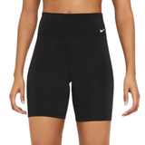 Nike Women's Mid-Rise 7" Bike Shorts - Black/White