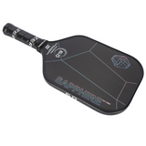 Six Zero Sapphire 2024 13MM Pickleball Paddle - Neon