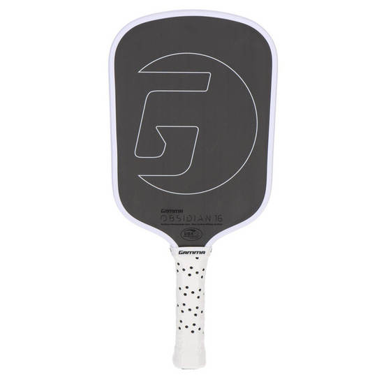 Gamma Obsidian 16 Pickleball Paddle - White/Black