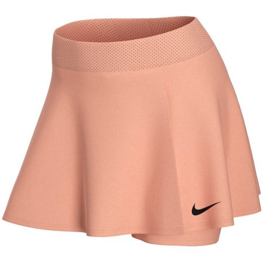 Nike Womens Court  Victory Crimson Flouncy Skirt -  Bliss/Black