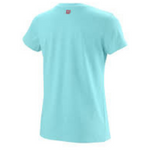 Wilson Girls Floret Tech Tee island paradise/hollyberry