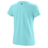 Wilson Girls Floret Tech Tee island paradise/hollyberry