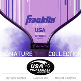 Franklin Signature Series Fiberglass 16mm with Maxgrit Pickleball Paddle