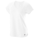 Wilson Womens Training V Neck Tee - White