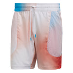 Adidas Melbourne Printed Short - White/Vivid Red/Sky Rush