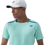 Yonex 2024 AO Tennis Mens Crew Neck Shirt - Cyan