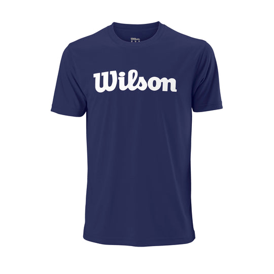 Wilson Urban Wolf II Script Tee blue depths/white