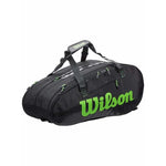 Wilson Super Tour 3 15 Pack Bag - Charcoal/Green