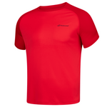 Babolat Play Crew Neck Men's Tee - Tomato Red