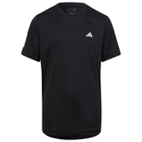 Adidas Club Tennis 3-Stripes Junior T-Shirt - Black