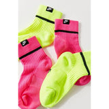 Nike SNKR Ankle Sock 2 Pair - Hi Viz