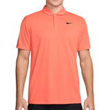 Nike Court Dri-FIT Men Tennis Polo - LT Wild Mango/Black