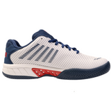 K Swiss Hyper Court Express 2 Men Tennis Shoes - Blanc De Blanc/Blue Opal/Lollipop