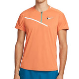 Nike Court Slam Mens Tennis Polo - Hot Curry/White