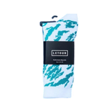 LETOUR Dig 3 Socks - White/Green