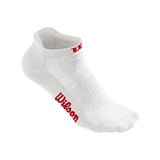Wilson Womens No Show Sock 3 Pack - White