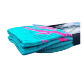 LETOUR Dig 3 Socks - Green/Pink