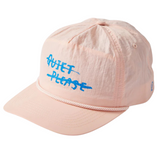 Rallee Quiet Please UltraLight One Size Fits Most Tennis Cap - Pale Pink