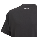 Adidas Boys Club 3-Stripe Tee - Black/White