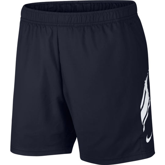 NikeCourt Dri-Fit Mens 7 inch Short - Gridiron/White