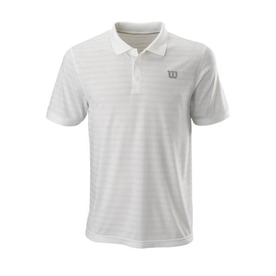 Wilson Stripe Polo - White