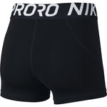 Nike Womens Pro Short 3 Inch - Black/White