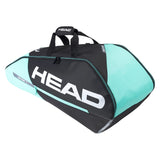 Head Tour Team 6 Racquet Combi - Black/Mint