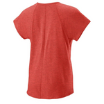 Wilson Womens Training V Neck Tee - Hot Coral