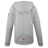 Babolat Exercise Junior Hood Jacket 3002 - High Rise Heather
