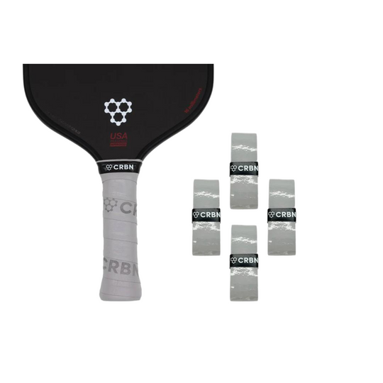 CRBN DryTec Pickleball Overgrips 4 Pack - Grey