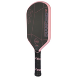 Six Zero Infinity Edgeless Double Black Diamond Control 16mm Pickleball Paddle - Cherry Blossoms Pink